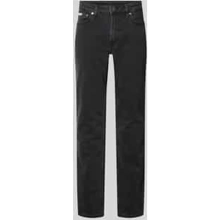 slim fit jeans van katoenmix