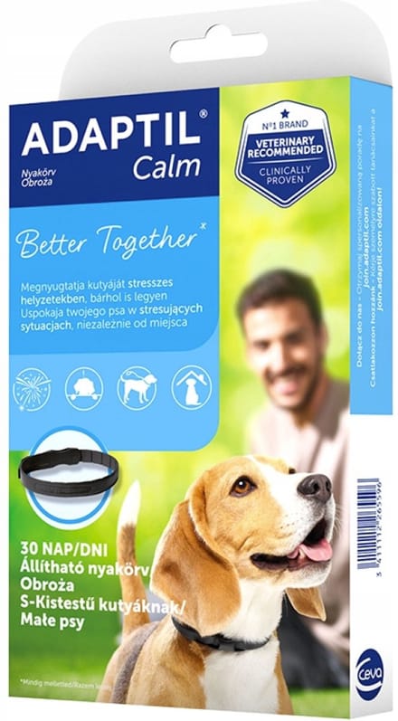 Ceva Adaptil - Kalmerende Halsband - S/M - Feromonen - Anti-stress