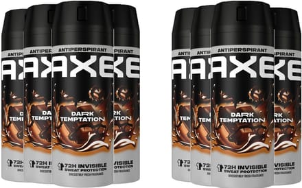 AXE Deo Spray - Dark Temptation Dry - 8 x 150 ml