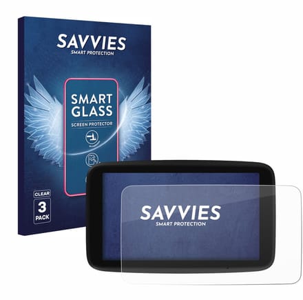 3 Stuks Savvies Screenprotector - geschikt voor TomTom GO Classic 5" (2e generatie) - beschermfolie glas transparant