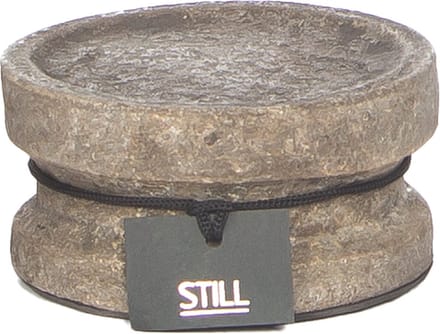 STILL - Kaarsenstandaard - Earth - Grijs - 16 x 6 cm