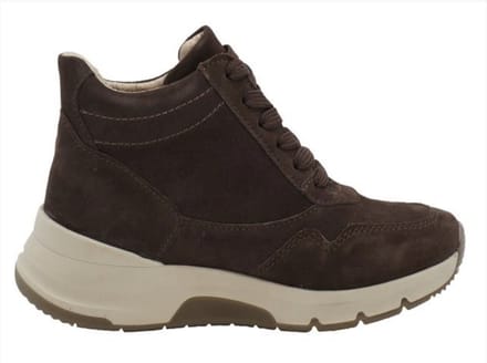 Longo Bruine Suede Dames Veterschoenen - Bruin - 42
