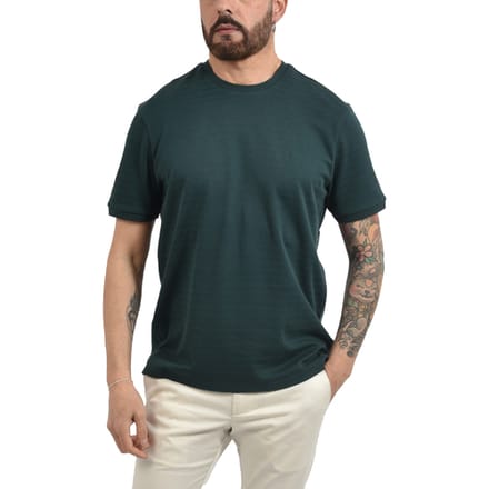 Calvin Klein Ss Tonal Stripe Crew Nearly Navy Taglia: S | Magliette basic Outlet | Uomo | Blu