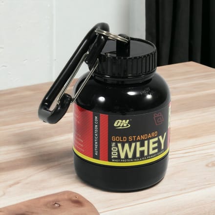 Sleutelhanger Proteïne / Whey poeder pot - CadeauOnline.nl