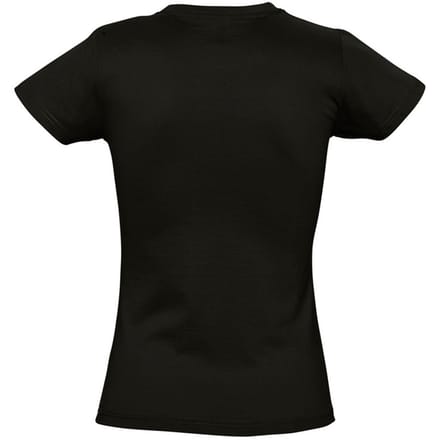 SOLS Dames/dames Imperial Heavy Short Sleeve T-Shirt (Diep zwart)