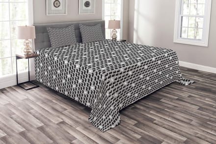 ABAKUHAUS Haas Dekbedovertrekset – 220 x 220 cm – 2 Kussenslopen – Lichtgrijs
