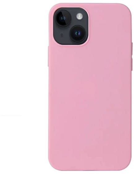 Cityhoesje - iPhone 15 Plus-14 Plus - Soft TPU Backcase - Matte Finish Coating Anti-Scratch – Roze