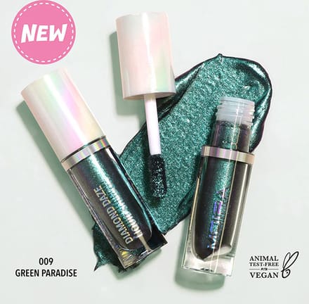 Moira Beauty - Diamond Daze Liquid Shadow - 09 - Green Paradise - Oogschaduw - 3 ml