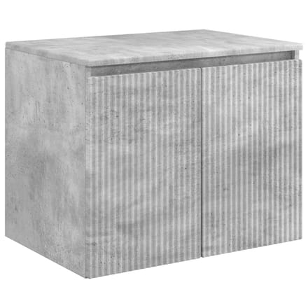 vidaXL - Wandgemonteerde - Badkamerkast - Betongrijs - 62,5 - x - 44,5 - x - 50 - cm