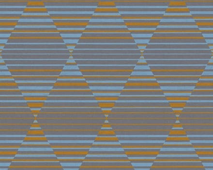 GRAFISCH BEHANG - Blauw Grijs Oranje - AS Creation Spot 4