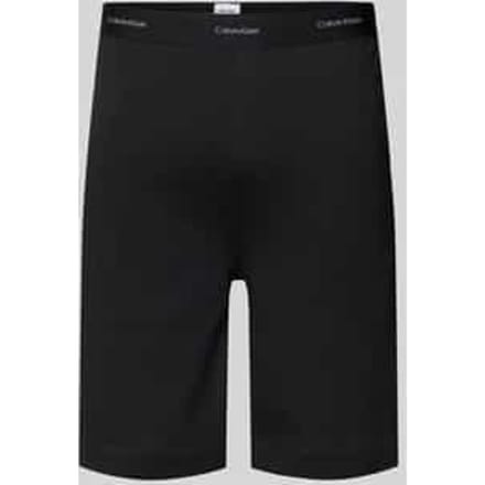 Sweatshorts met labeldetails