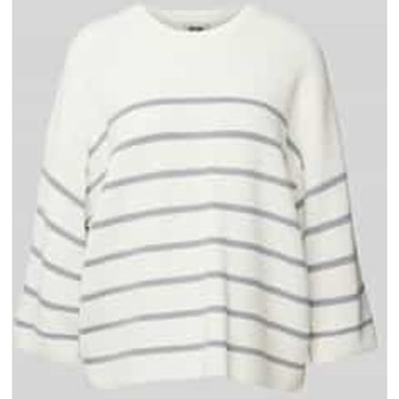 Gebreide pullover met 3/4-mouwen, model 'NILAY'