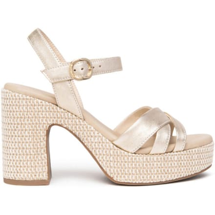Nero Giardini - E616071D - Sandalen met hak - Kleur: Metallics - Maat: 39