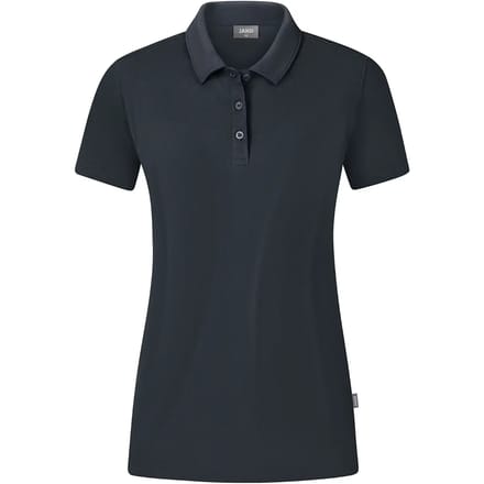 Jako Organic Polo Stretch Dames - Antraciet | Maat: 36