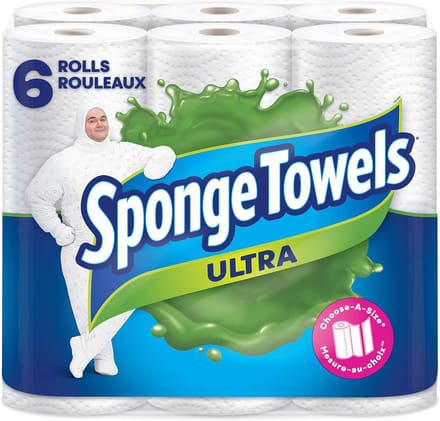 Ultra absorberend keukenpapier - 6 rollen, 432 tellen