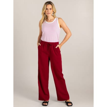 IVY BEAU Gelila Bottoms - Stone Red - maat 36
