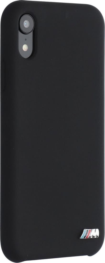 Zwart BMW Backcover hoesje voor iPhone XR - Silicone