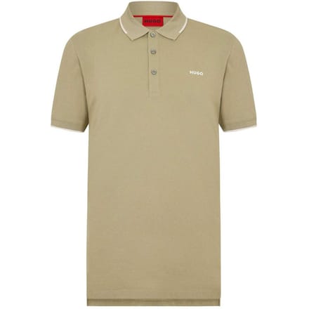 Hugo Heren Katoenen Regular Poloshirt (Groen)