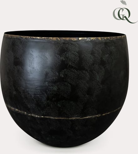 Green Harmony | Pot - Zwart -Belia vintage black - XL - H33 W38