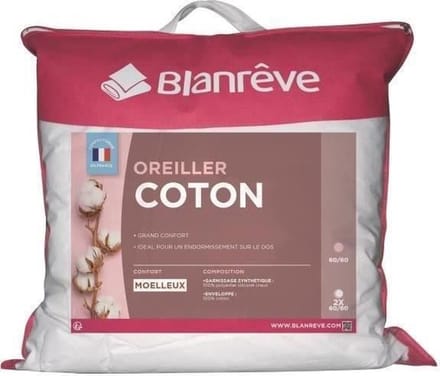 Pillow Blanreve White 60 x 60 cm (2 Units)