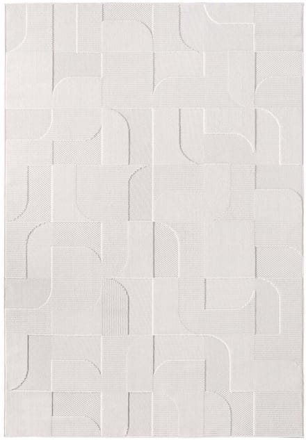 Buitenkleed - Elvora Curve crème 120x170