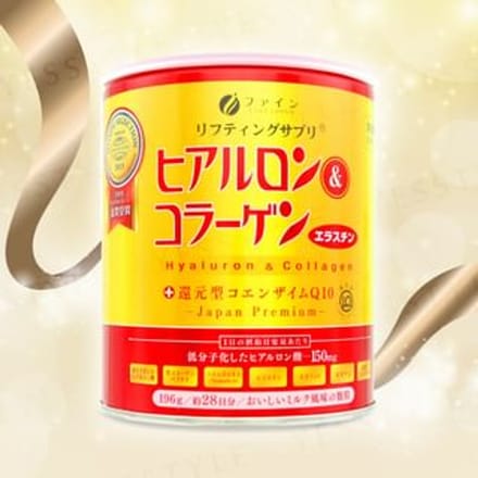 Hyaluron & Collagen + Ubiquinol Q10 Powder Can Type 196g
