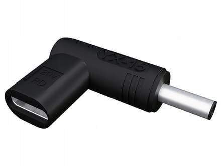 USB-C naar DC 1.35x4.0mm Adapter voor Laptop Opladen 20V