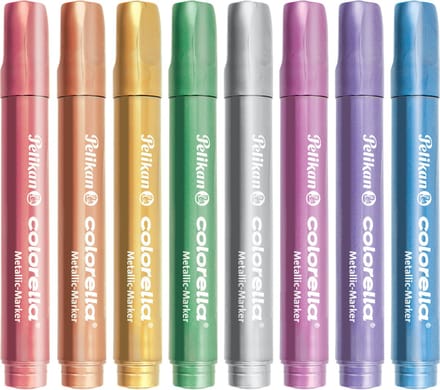 Pelikan viltstiften - Colorella Metallic - 8 stuks