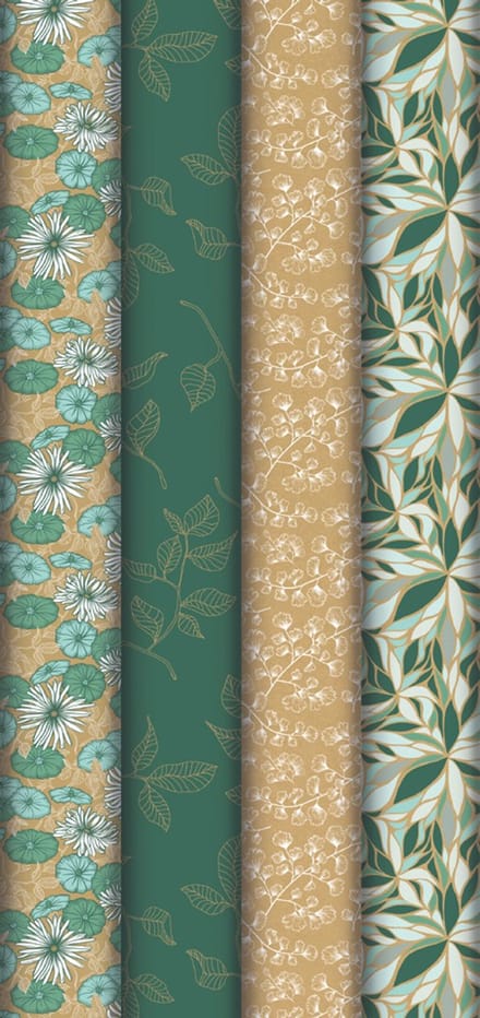 Clairefontaine Cadeaupapier 'My Garden', in display