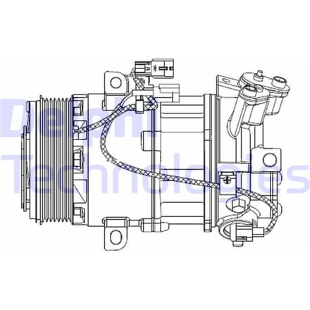 Compressor airconditioning DELPHI KLIMA CS20550