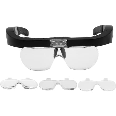 5X Vergrotende Headset met LED-licht Vergrootglas Op het hoofd gemonteerde Sieraden Loep Vergrootglas met wit