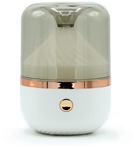 Urban Aromadiffuser Wit & Brons – 120ml - Met Kleurverlichting - USB - Olie Vernevelaar