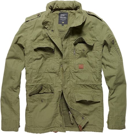 Vintage Industries Overgangsjas Parka Cranford Jacket Olive Drab