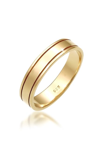 Elli PREMIUM - Ring - Elli PREMIUM Ring Dames Band Paar Bruilloft in 925 sterling zilver - Dames
