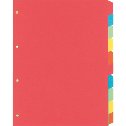 Tabbladen Kangaro 4-gaats PE410 10-delig assorti karton