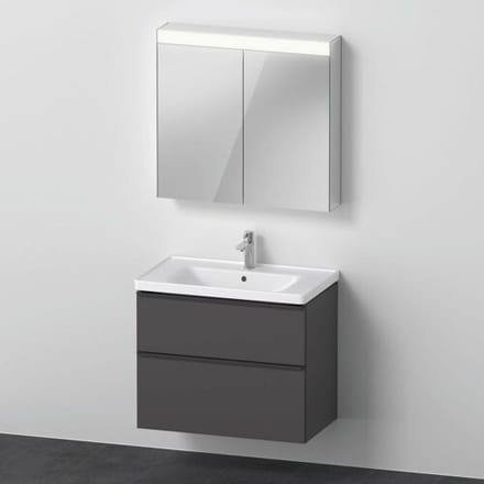 Duravit D-Neo furniture set with mirror cabinet 80 cm DE011604949