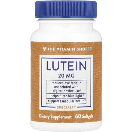 The Vitamin Shoppe, Luteïne, 20 mg, 60 zachte capsules