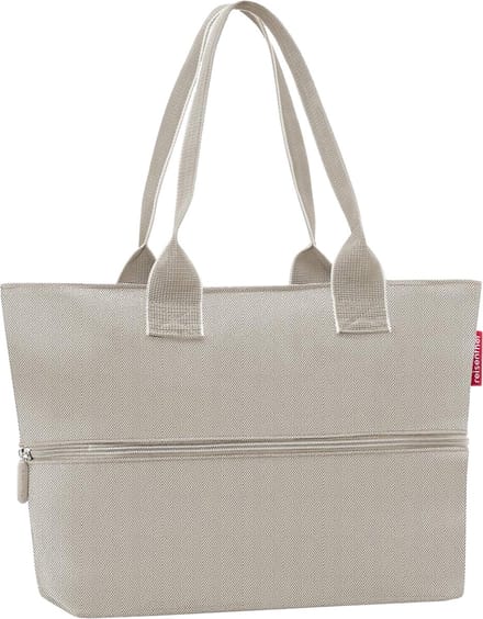 Reisenthel Shopper E1 Shopper Schoudertas - 12L - Herringbone Zand