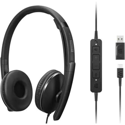 Lenovo Gen 2 On Ear headset Kabel Stereo Zwart Ruisonderdrukking (microfoon) Microfoon uitschakelbaar (mute) Computer