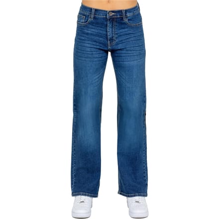 Enzo | Dames Jeans Met Wijde Pijpen