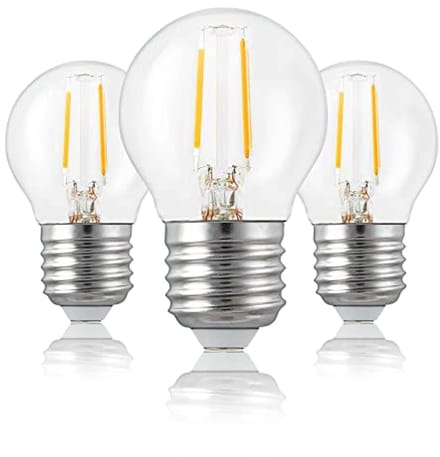 E27 Ledlamp 2,5W | Vervanging voor 25W Gloeilampen | 250 Lumen Warm Wit 2700K | Mini Globe