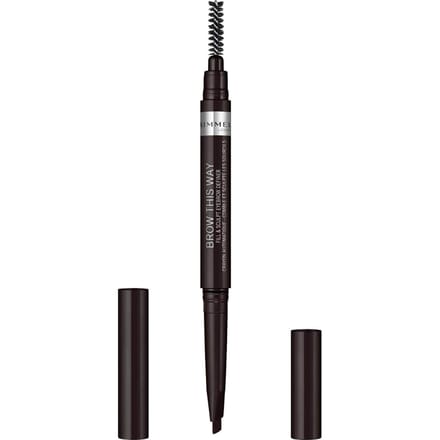 Rimmel Brow This Way Fill and Sculpt Eyebrow Definer 0.4g (Various Shades) - Soft Black