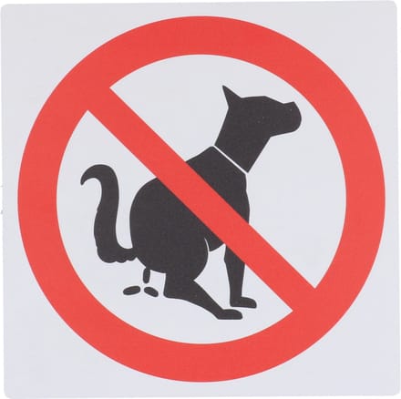 Aanduidingsbord Z163 Verboden Honden Uitlaten