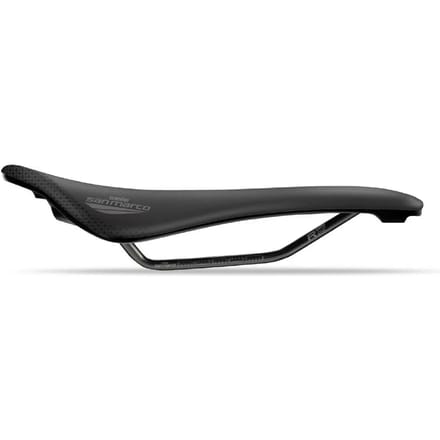 Selle San Marco Shortfit 2.0 Supercomfort Open-fit Racing Wide Zadel Zwart 155 mm