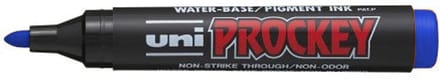 Uni-Ball Blauwe Prockey PM-122 - Permanente Marker