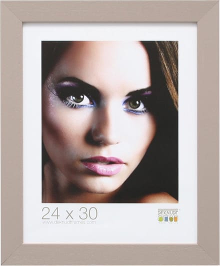 Deknudt Frames Basic, breed taupe, hout fotomaat 70x100 cm