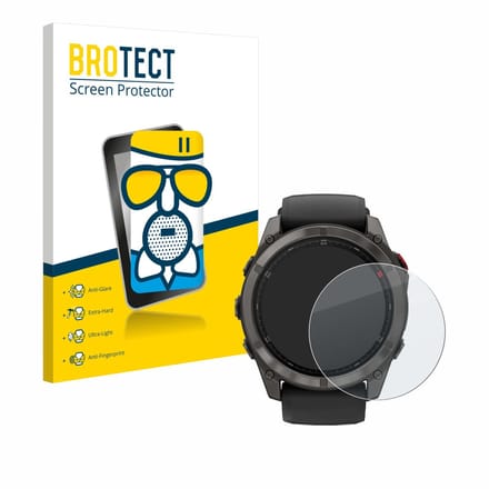 BROTECT - Screenprotector voor Garmin Fenix 8 Pro AMOLED (51 mm) - Folie Beschermfolie Beschermglas matte