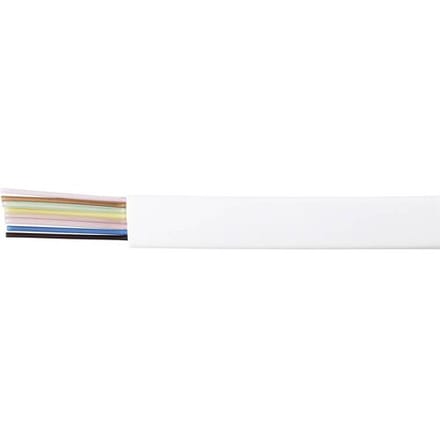 Kash 70I124 Telefoonkabel LiYY 8 x 0.12 mm² Wit 10 m
