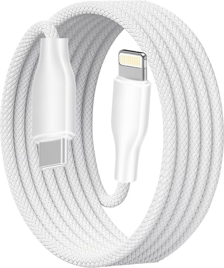 Oplader kabel 2 Meter geschikt voor iPhone - Kabel geschikt voor lightning - USB C kabel - Lader kabel