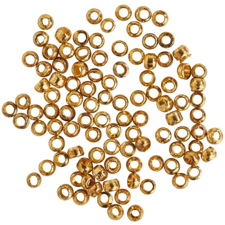 Knijpkraal rond goudkleur 1 mm 100 ST 12092-9202